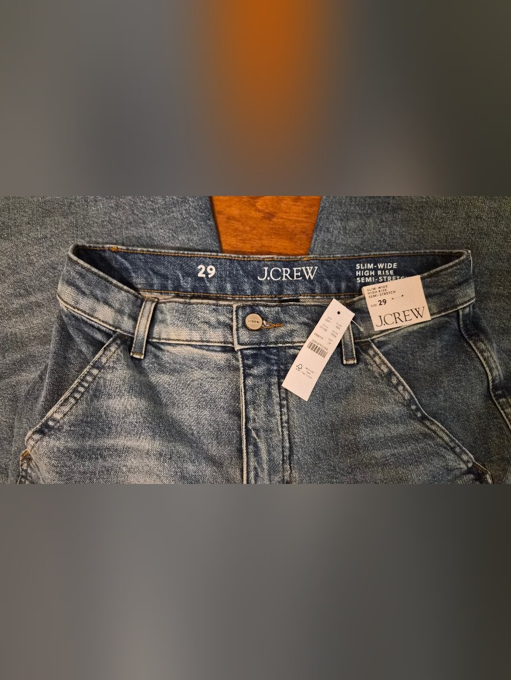 J Crew Utility Slim Wide Jean - Picture 5 of 6